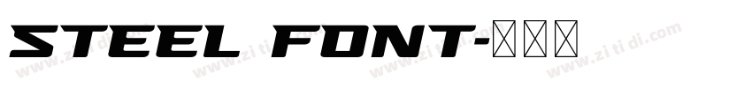 Steel font字体转换